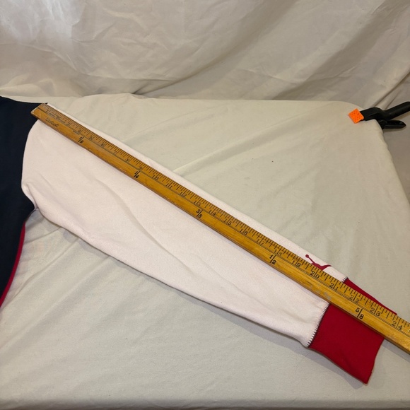 Nike Air Jordan Pullover Hoodie Youth XL Red Jumpman Color Block 13-15 Yrs - Picture 8 of 8